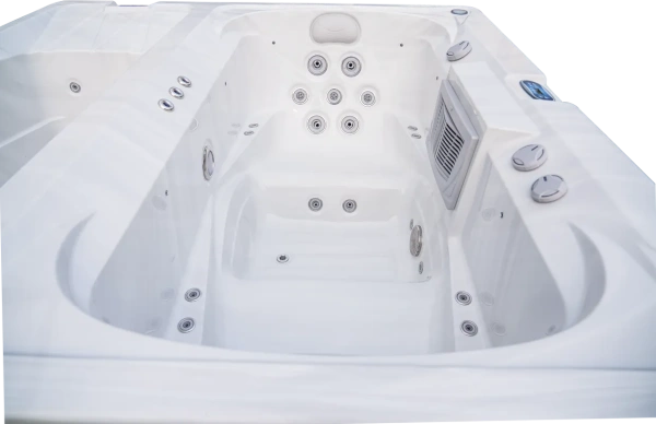 Гидромассажный бассейн с ледяной и горячей чашами Lovia IcyFlame