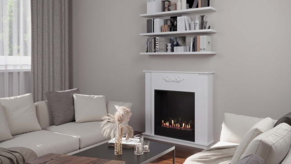 Биокамин в портале Firezo Lumsden, Белый дуб